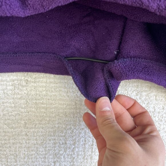 VTG Cabelas Sweater Mens Large Retro Purple Fleece Snap (Synchilla style) Read - Picture 13 of 16